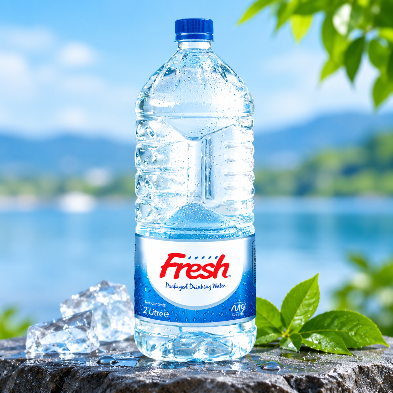 Fresh Natural Drinking Water 2 Litter