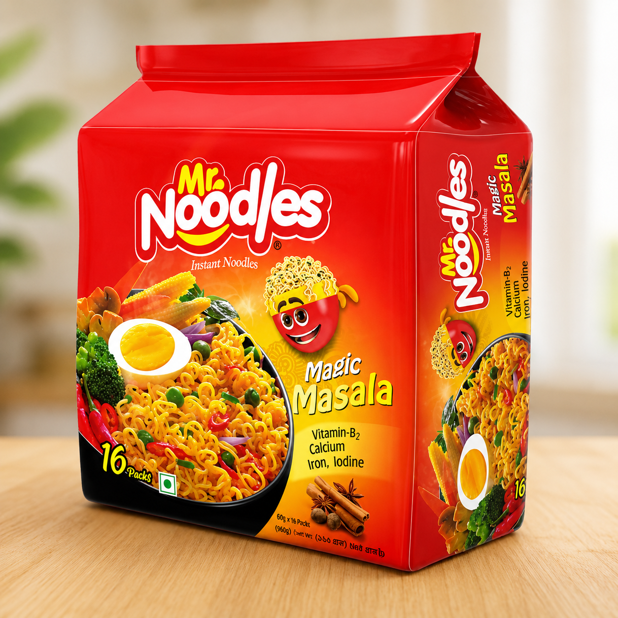 Mr.Noodles Magic Masala Easy Instant 16 Packs